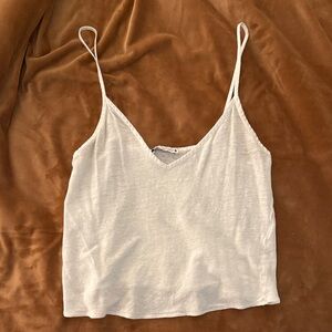 Zara Cream Camisole with Spaghetti Straps